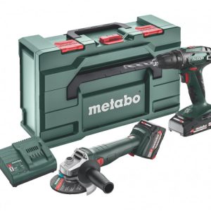 Set metabo Masina de gaurit BS 18 LT+ Polizor unghiular W18 7-125